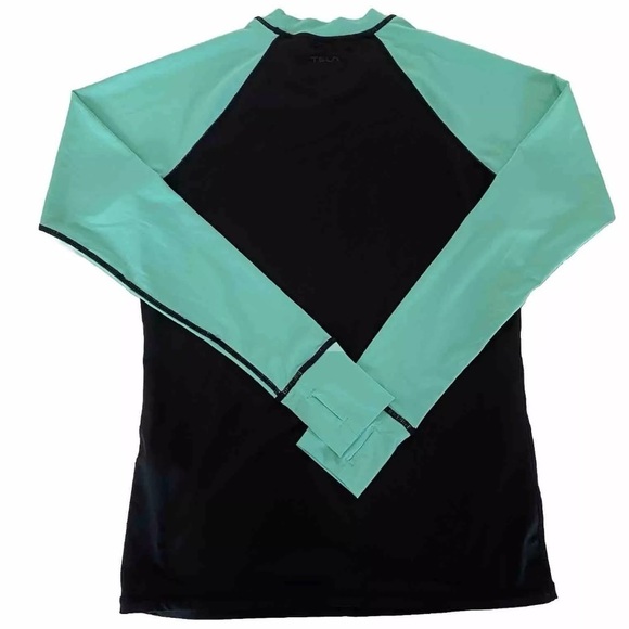 TSLA UPF 50+ Long Sleeve Rash Guard UV Surf Quick Dry Swim Shirt - Picture 2 of 5